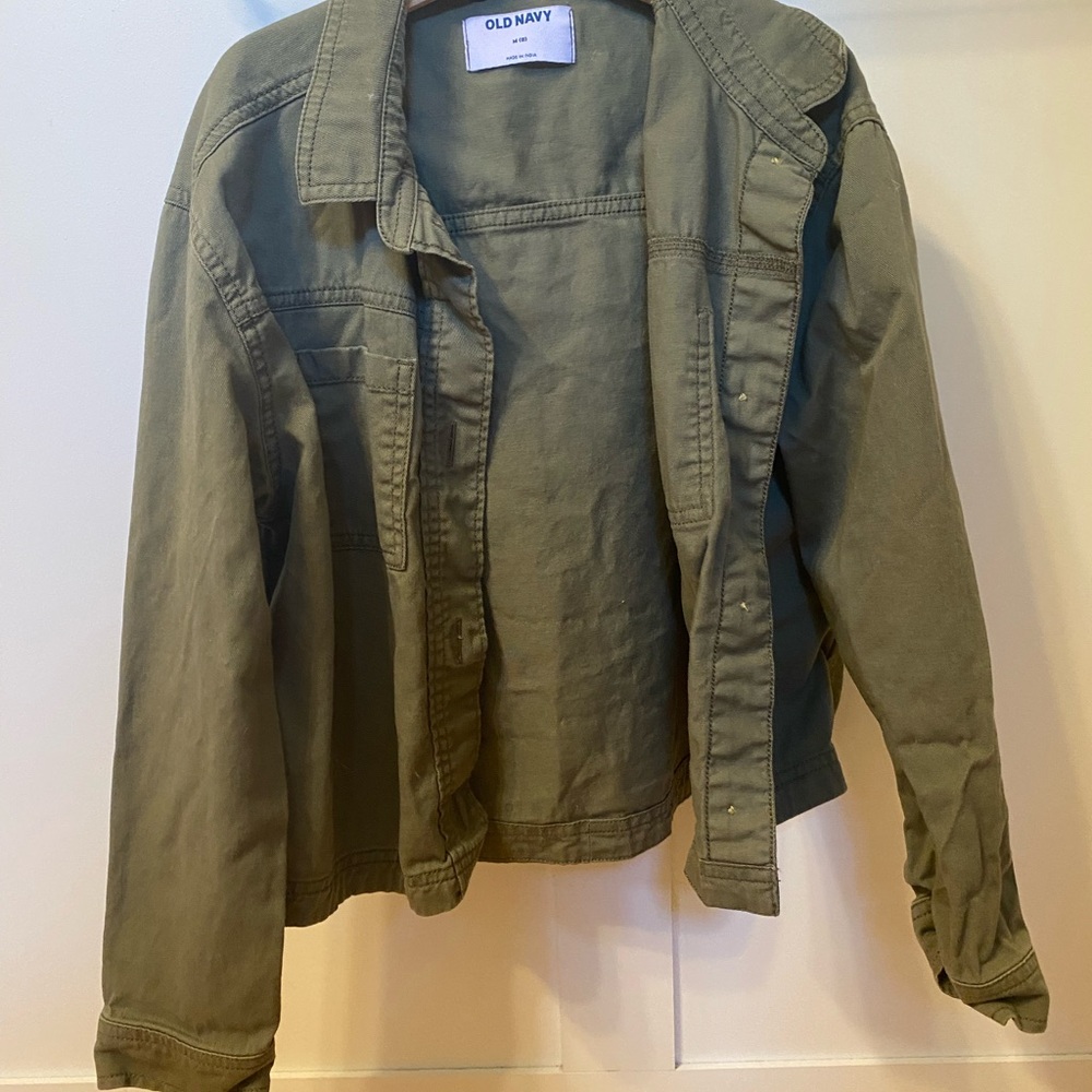 Old Navy Green Utility Jacket